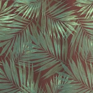 Green TonalPalm Print Outdoor Fabric